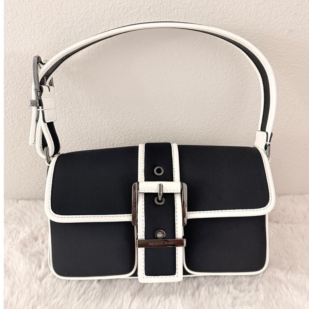Michael Kors Colby Medium Two-Tone Neoprene Shoulder Bag‎ Celeb Instagram